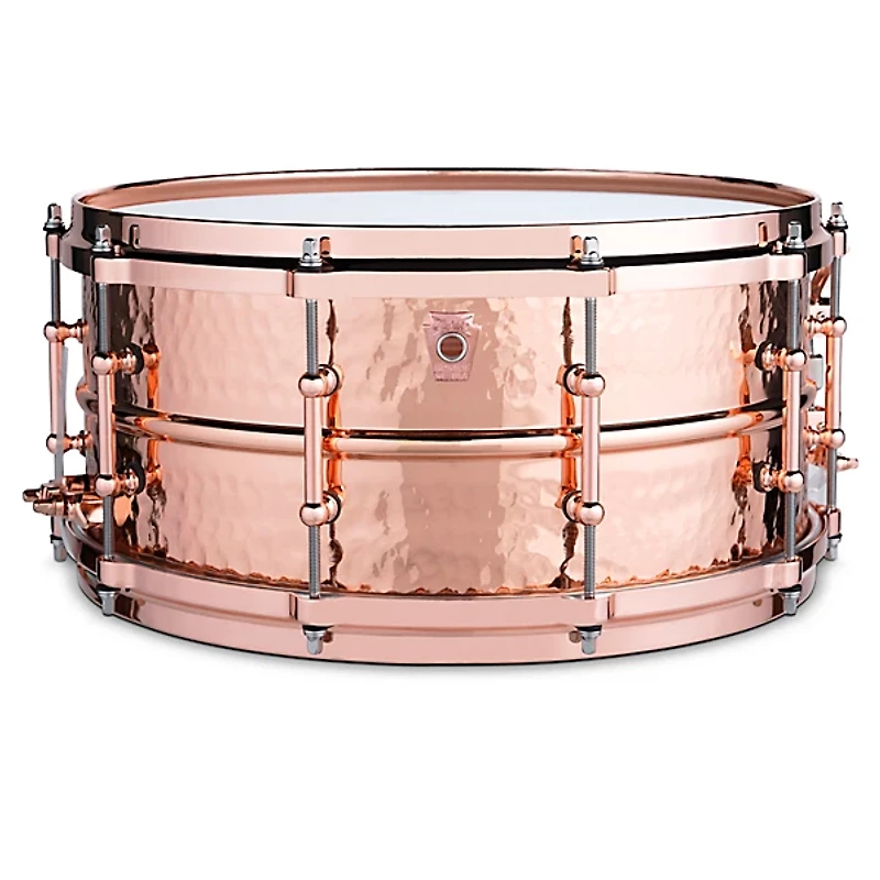 Ludwig Hammered CopperPhonic Snare Drum with Copper Hardware 14 x 6.5 in.