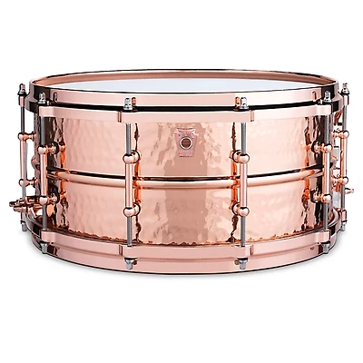 Ludwig Hammered CopperPhonic Snare Drum with Copper Hardware 14 x 6.5 in.