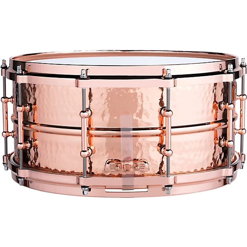 Ludwig Hammered CopperPhonic Snare Drum with Copper Hardware 14 x 6.5 in.