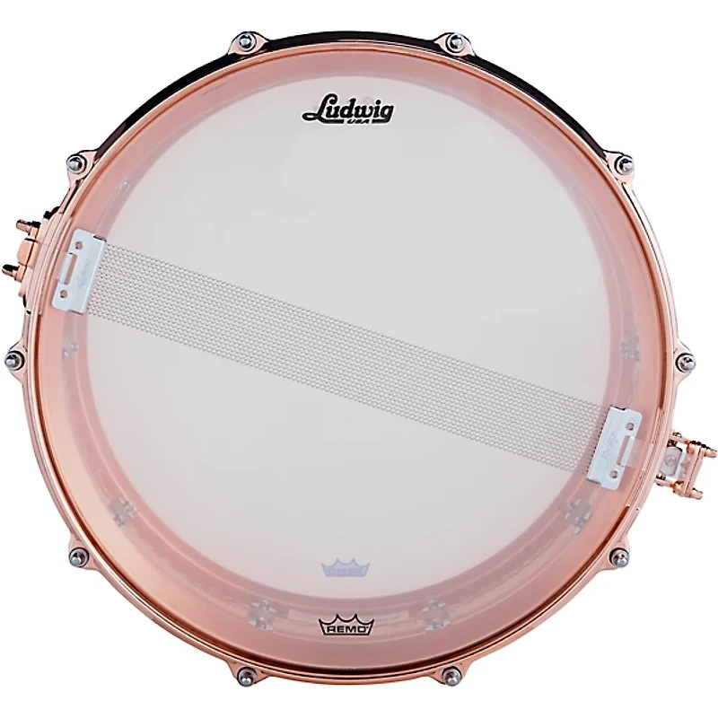 Ludwig Hammered CopperPhonic Snare Drum with Copper Hardware 14 x 6.5 in.