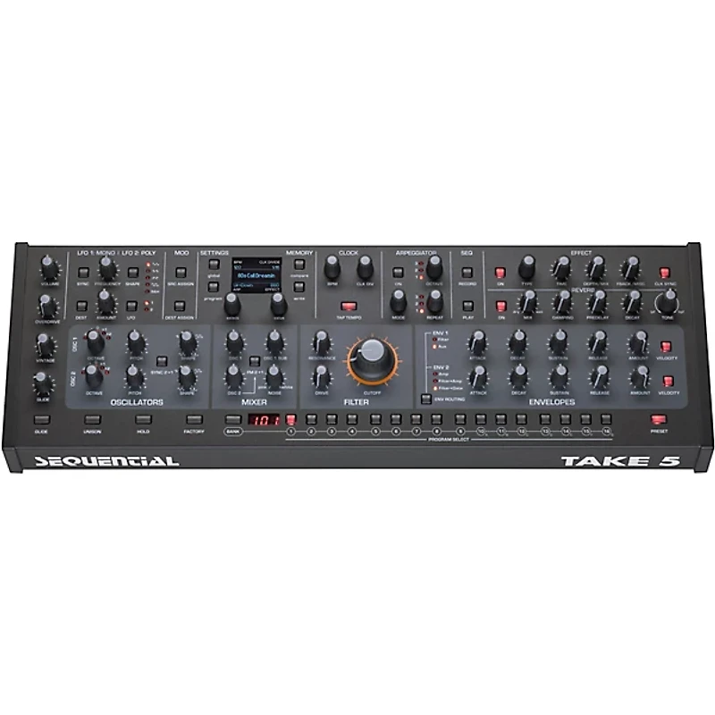 Sequential Take 5 Desktop Module 5-voice Polyphonic Analog Synthesizer