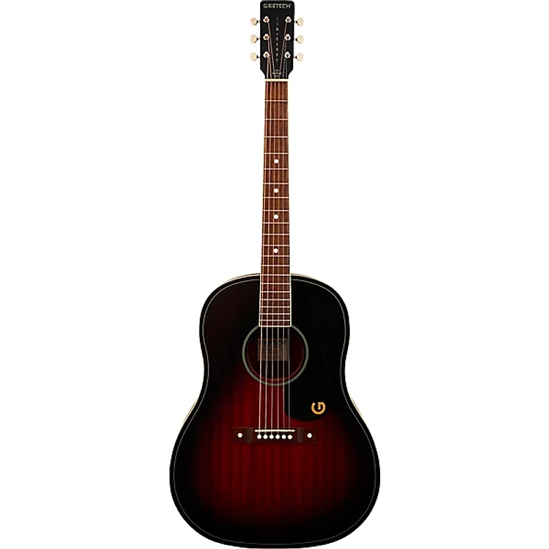 Gretsch Guitars Jim Dandy Dreadnought Acoustic Guitar Deep Cherry Burst