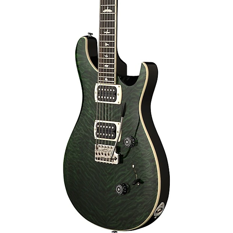 PRS SE Custom 24 Quilt Top Electric Guitar - Teal Black