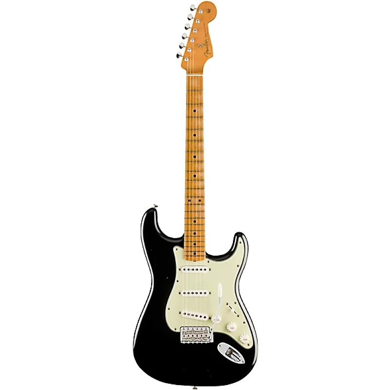 Fender Vintera II Road Worn '60s Stratocaster Maple Fingerboard Electric Guitar Black