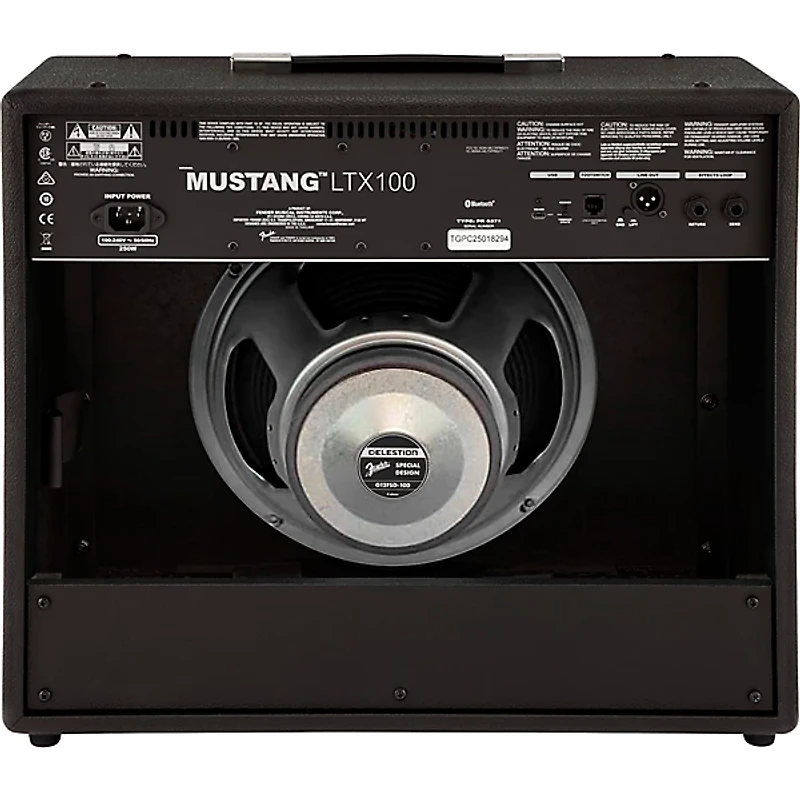 Fender Mustang LTX100 100W 1x12 Combo Amp Black