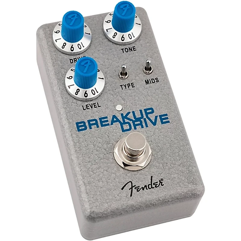 Fender Hammertone Breakup Drive Effects Pedal Gray and Blue