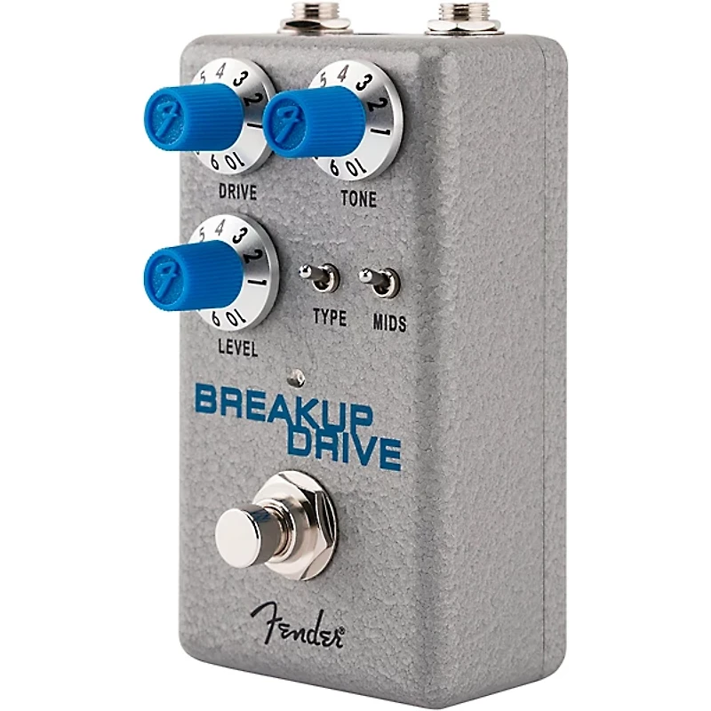 Fender Hammertone Breakup Drive Effects Pedal Gray and Blue