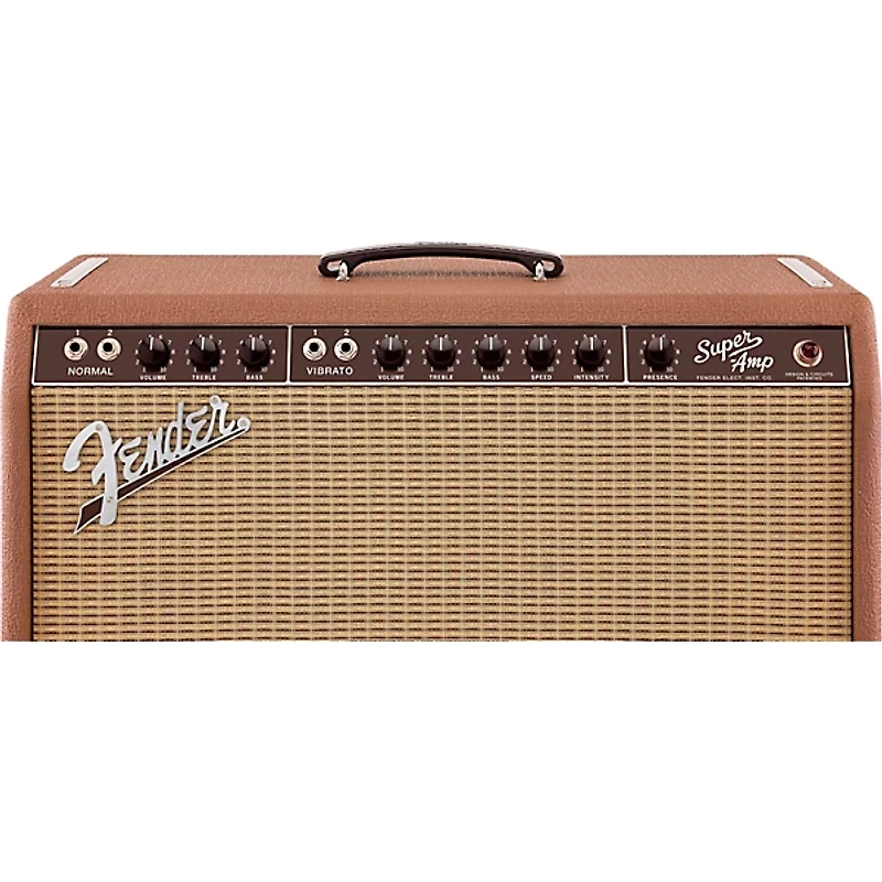 Fender 62 Super Amp 40W 2x10 Combo Amp Brown and Wheat