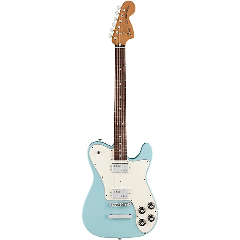 Fender Kingfish Delta Day Telecaster Deluxe Electric Guitar Daphne Blue