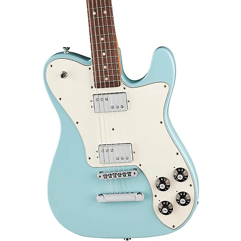 Fender Kingfish Delta Day Telecaster Deluxe Electric Guitar Daphne Blue