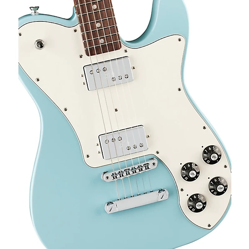 Fender Kingfish Delta Day Telecaster Deluxe Electric Guitar Daphne Blue