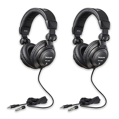 TASCAM TH-100X Studio Headphones 2-Pack