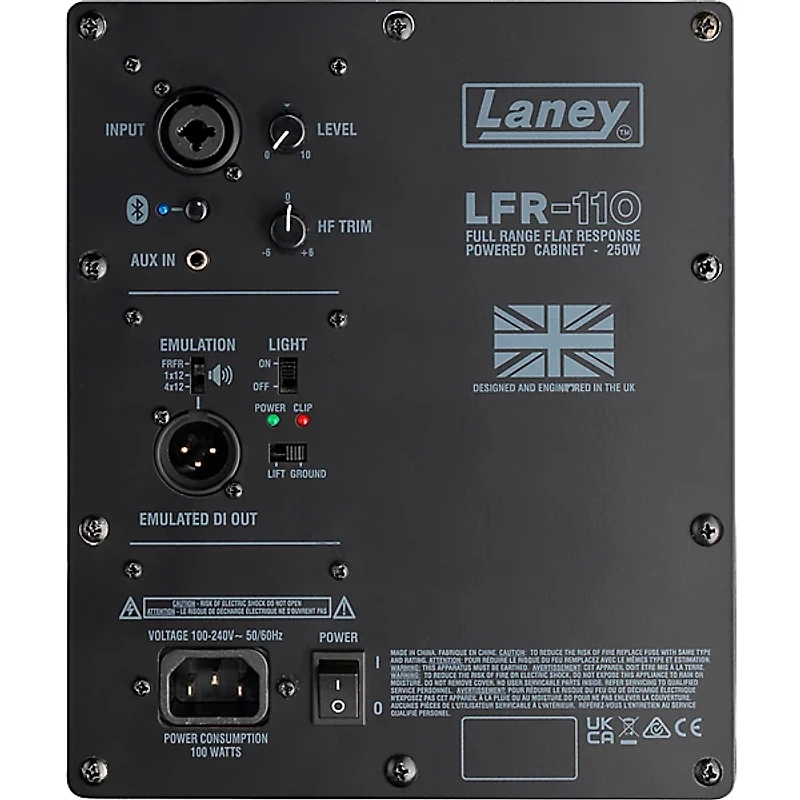 Laney LFR-110 Full-Range Flat-Response Active 1x10 Guitar Speaker Cabinet