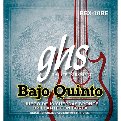 GHS Bajo Quinto Bright Bronze Ball End Set