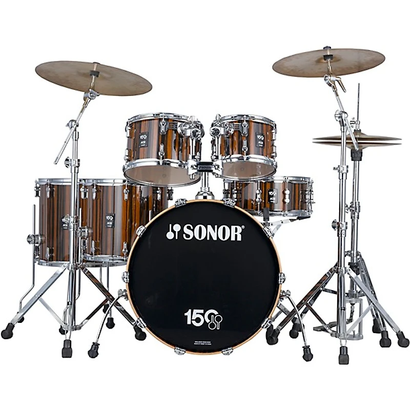 SONOR AQ2 150th Anniversary High-Gloss Ebony Veneer Shell Pack