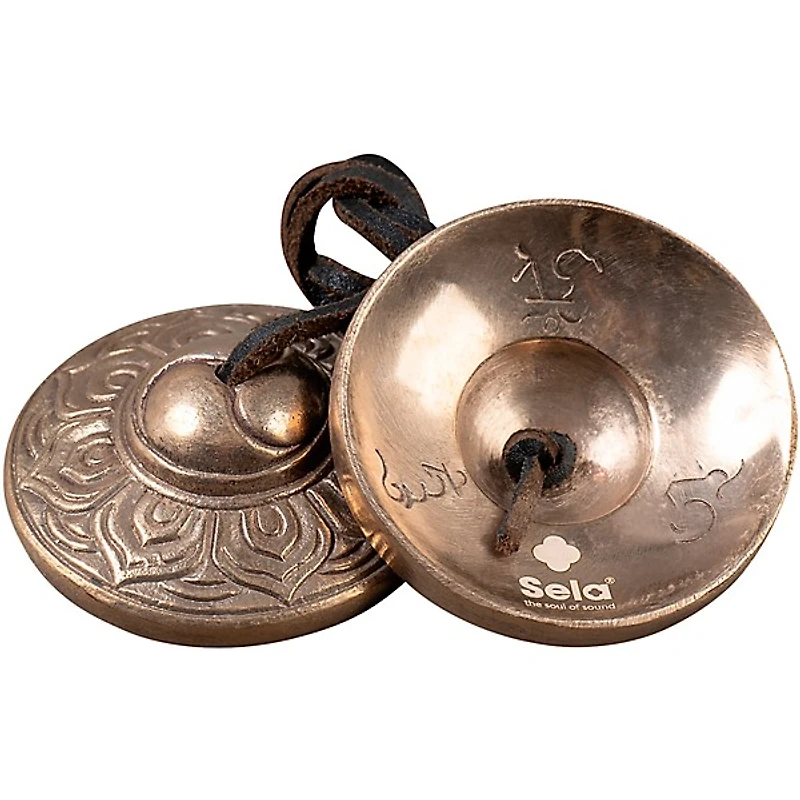 Sela Tingsha Cymbals (Zimbeln) - Lotus, 7,5cm