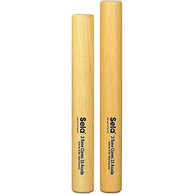 Sela 2-Tone Claves 25 Acacia