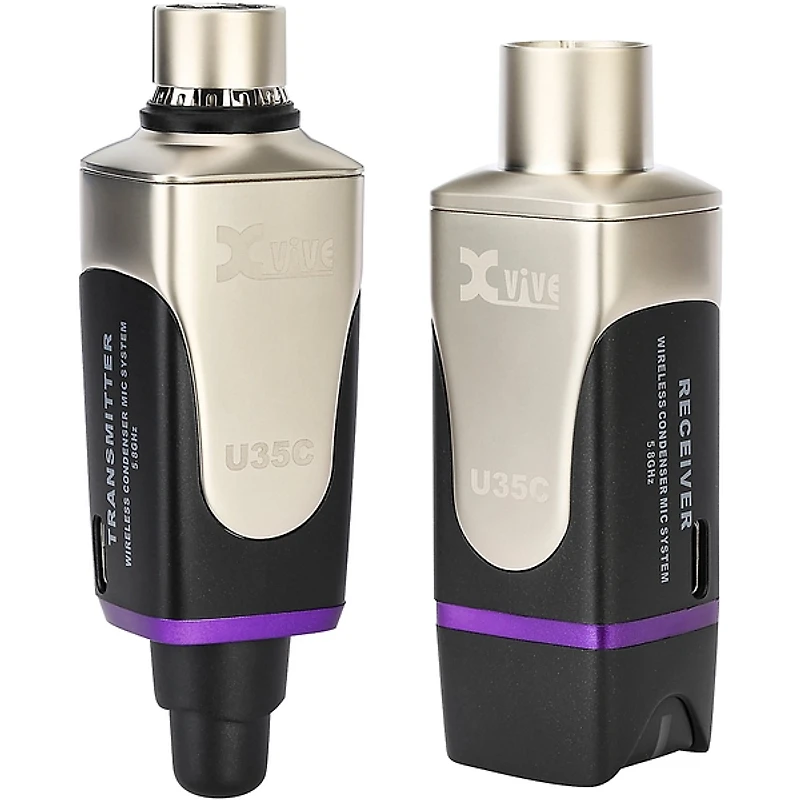 Xvive U35C Condenser Mic Wireless System, 5.8GHz - Black