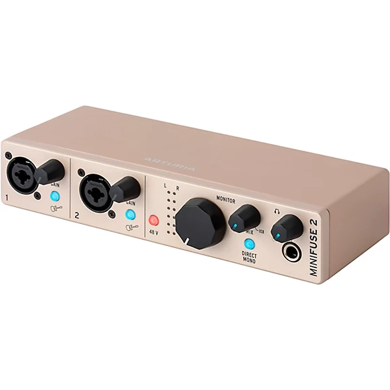 Arturia MiniFuse 2 USB-C Audio Interface - Champagne