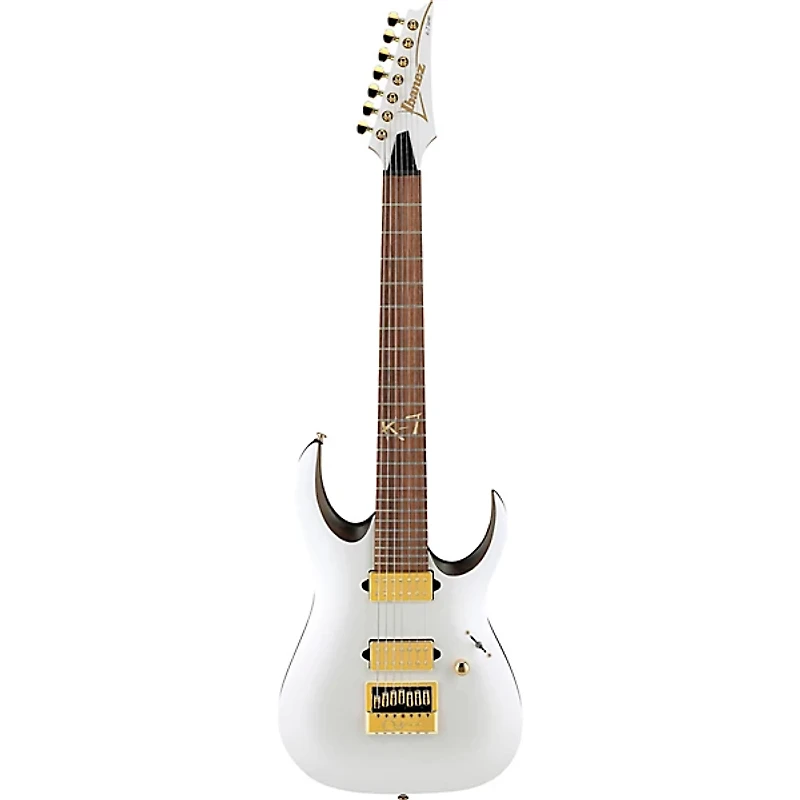 Ibanez K7YANG Head Signature 7-String Electric Guitar - Matte White