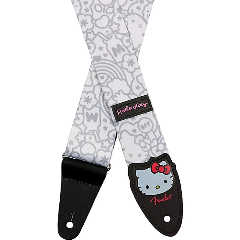 Fender x Hello Kitty Poly Guitar Strap - White