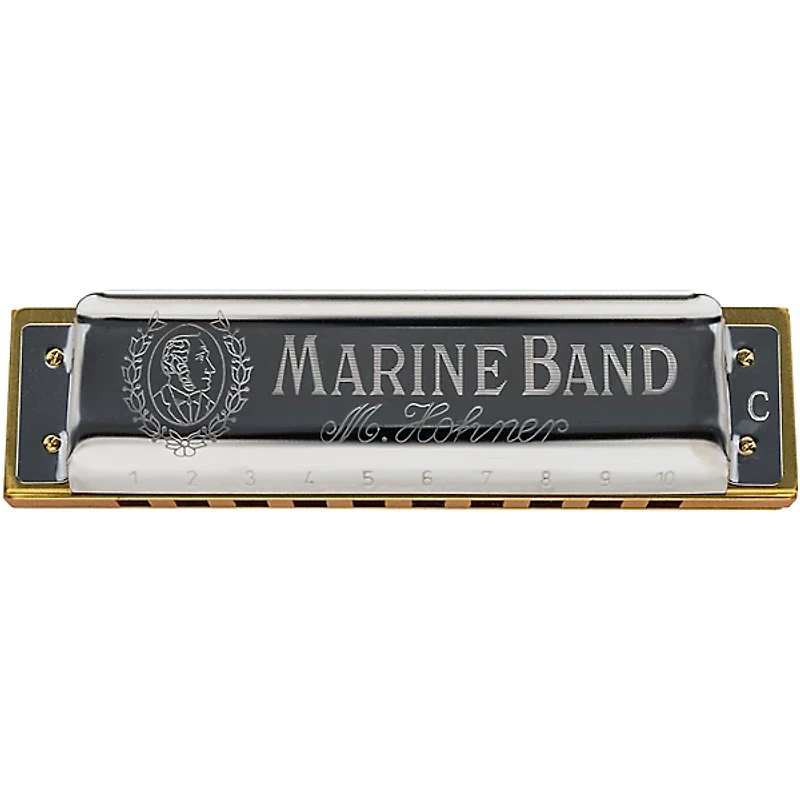 Hohner Marine Band Harmonica 5 Pack - Keys G,C,A,D,E