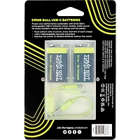 Ernie Ball USB-C Rechargeable Battery 9V (2-Pack)