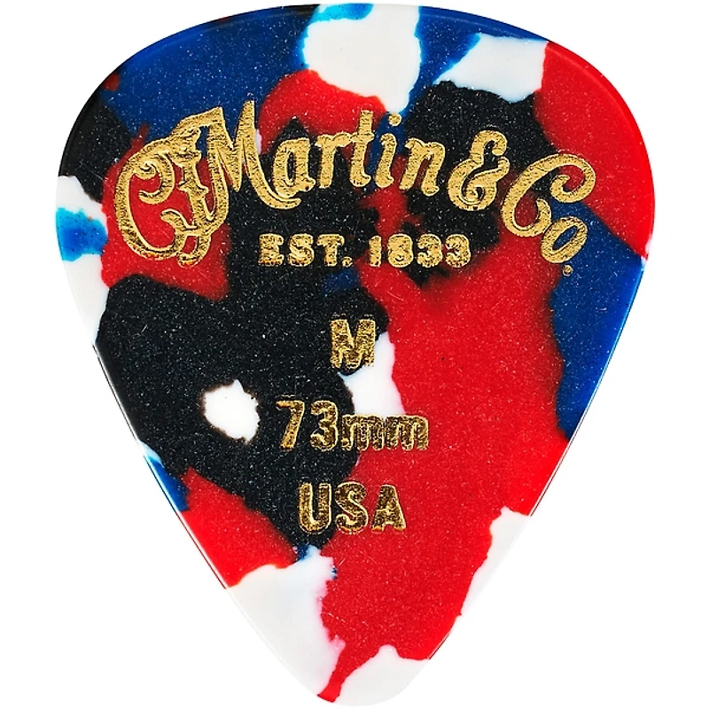 Martin Assorted Celluloid Guitar Picks - 6 Pack
