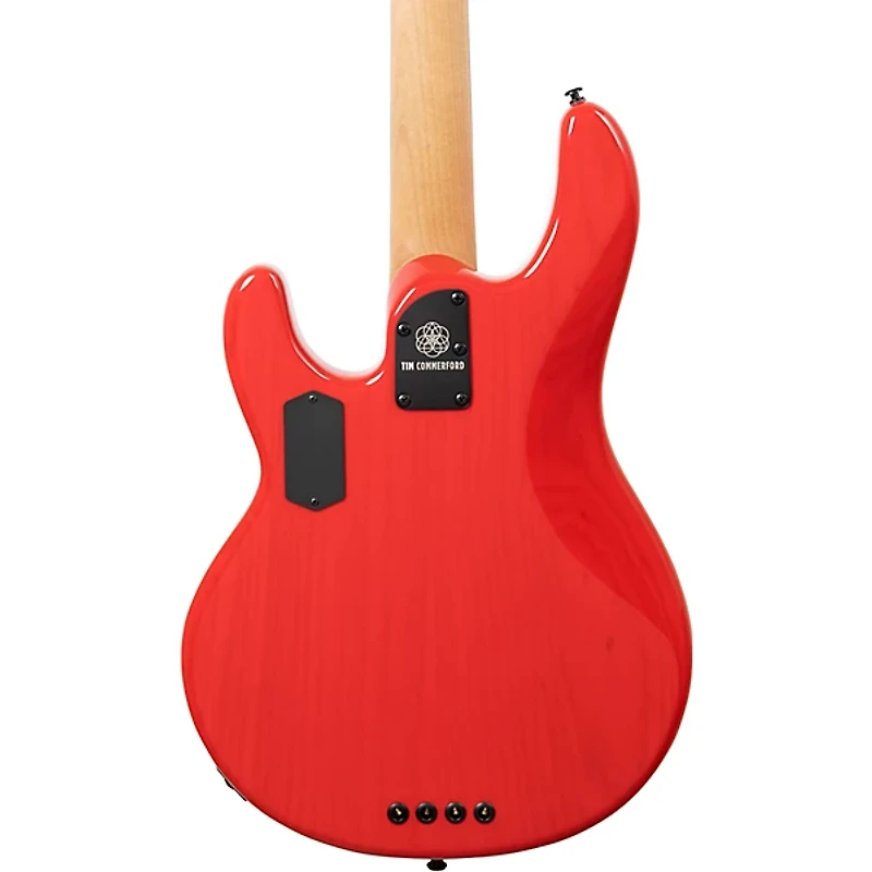 Ernie Ball Music Man Tim Commerford Artist Series StingRay Active Electric Bass Guitar - Caliper Red