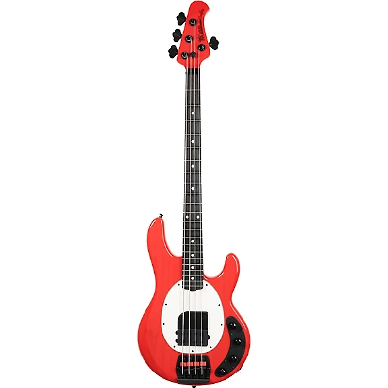 Ernie Ball Music Man Tim Commerford Artist Series StingRay Active Electric Bass Guitar - Caliper Red