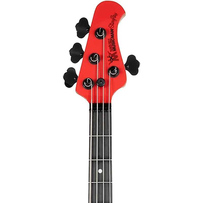 Ernie Ball Music Man Tim Commerford Artist Series StingRay Active Electric Bass Guitar - Caliper Red