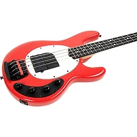 Ernie Ball Music Man Tim Commerford Artist Series StingRay Active Electric Bass Guitar - Caliper Red