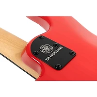 Ernie Ball Music Man Tim Commerford Artist Series StingRay Active Electric Bass Guitar - Caliper Red