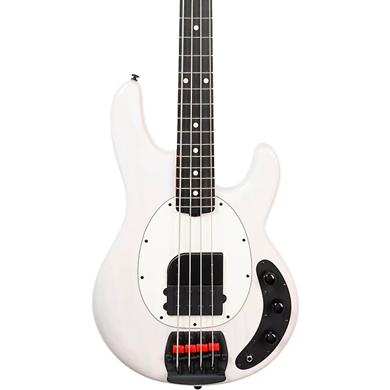 Ernie Ball Music Man Tim Commerford Artist Series StingRay Passive Electric Bass Guitar - Fight Night White