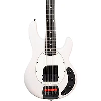 Ernie Ball Music Man Tim Commerford Artist Series StingRay Passive Electric Bass Guitar - Fight Night White