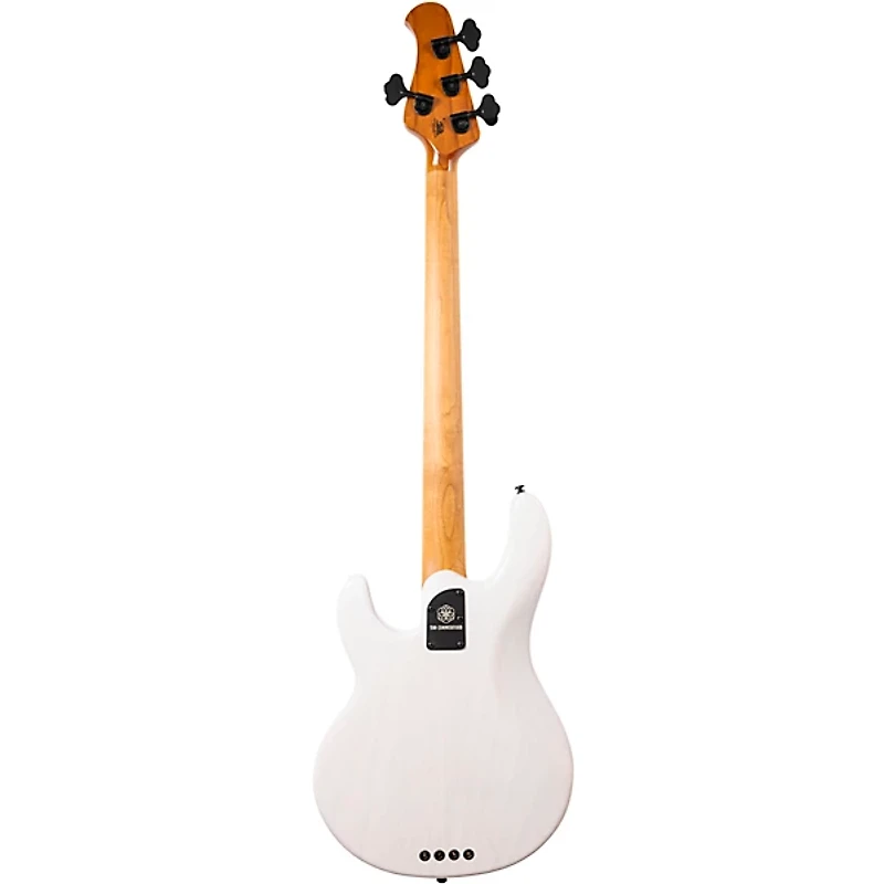 Ernie Ball Music Man Tim Commerford Artist Series StingRay Passive Electric Bass Guitar - Fight Night White