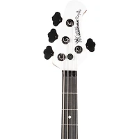 Ernie Ball Music Man Tim Commerford Artist Series StingRay Passive Electric Bass Guitar - Fight Night White