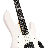 Ernie Ball Music Man Tim Commerford Artist Series StingRay Passive Electric Bass Guitar - Fight Night White