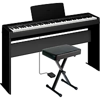 Yamaha P-143LXB 88-Key Digital Piano Bundle