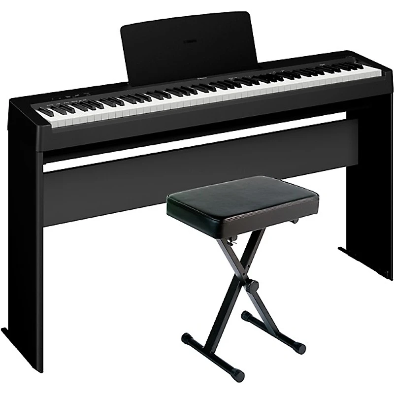 Yamaha P-143LXB 88-Key Digital Piano Bundle