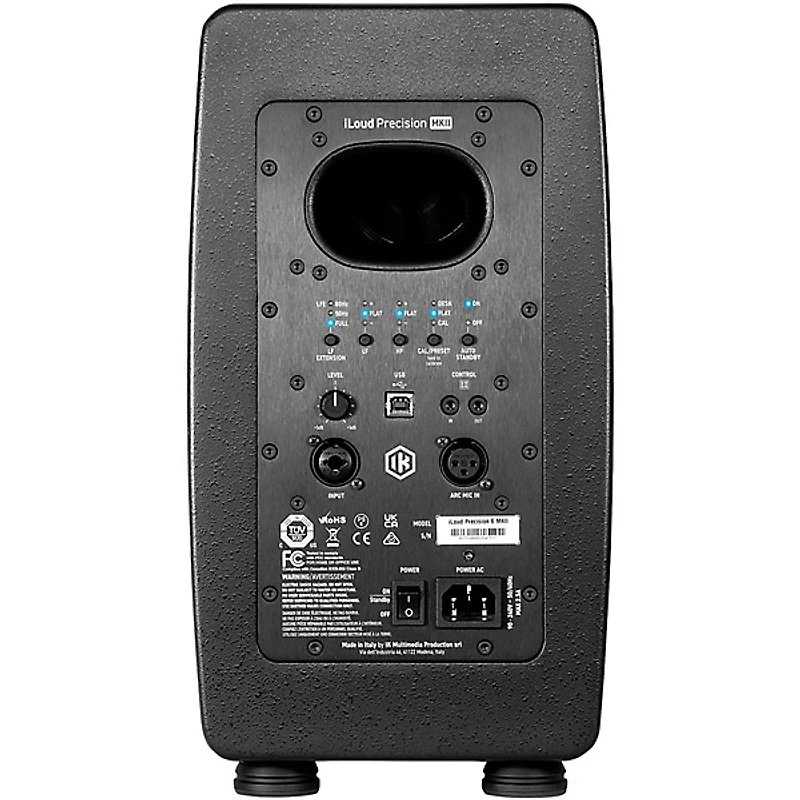 IK Multimedia iLoud Precision 6 MKII 6" Powered Studio Monitor (Each) Black