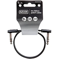 MXR Ribbon Patch Cable 1 ft. Black