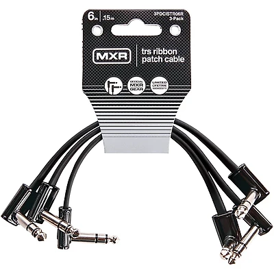 MXR TRS Ribbon Patch Cable - 3 Pack