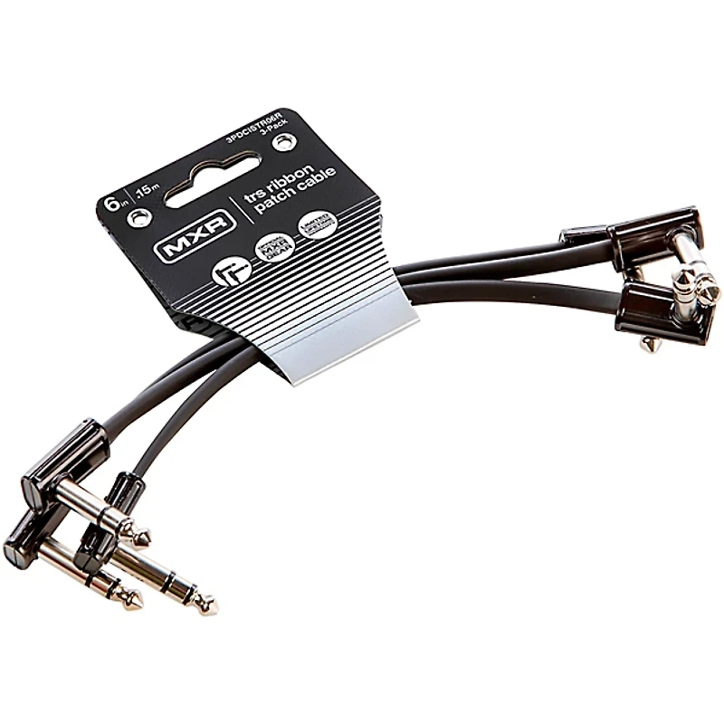 MXR TRS Ribbon Patch Cable - 3 Pack
