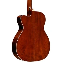 Martin Custom Shop 18 Style European Spruce-Cherry OMC Acoustic-Electric Guitar Natural
