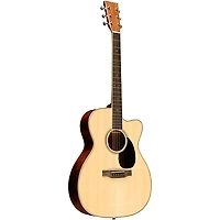 Martin Custom Shop 18 Style European Spruce-Cherry OMC Acoustic-Electric Guitar Natural