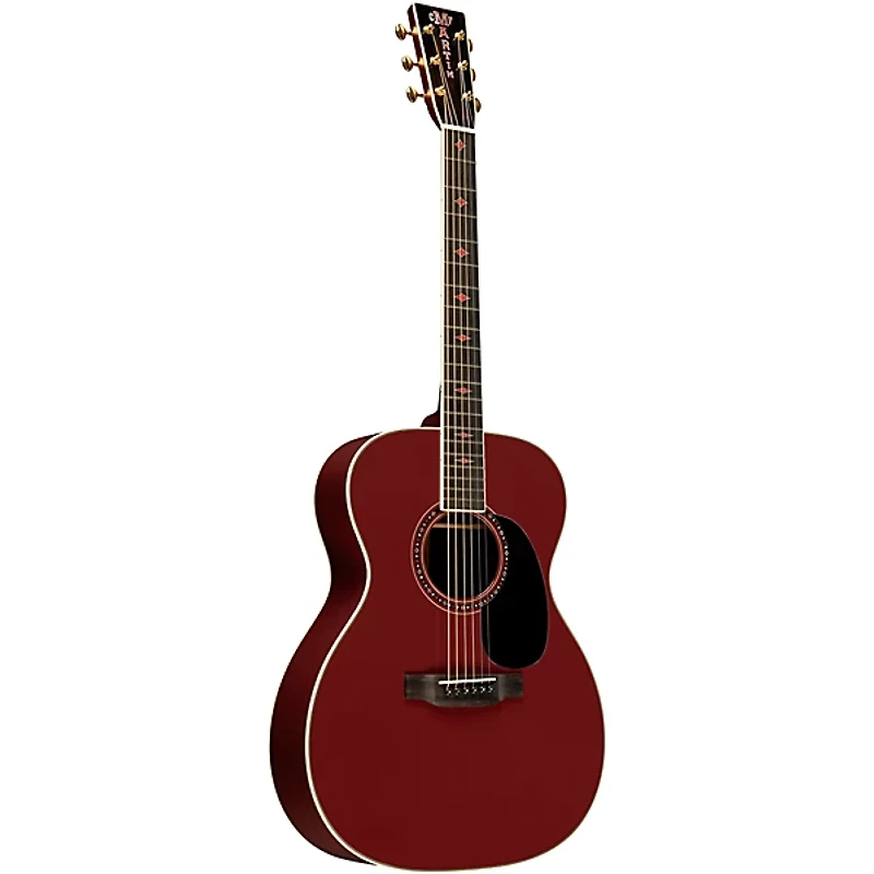 Martin Custom Shop 28 Style Spruce-Rosewood 000 Grand Auditorium Acoustic Guitar Red