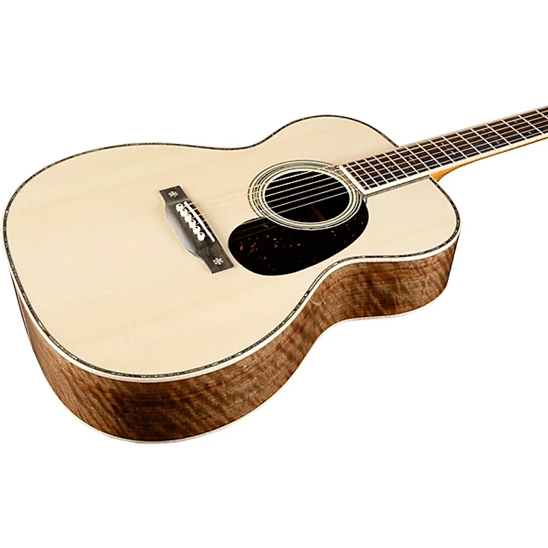 Martin Custom Shop 42 Style European Spruce-English Walnut 000 Grand Auditorium Acoustic Guitar Natural