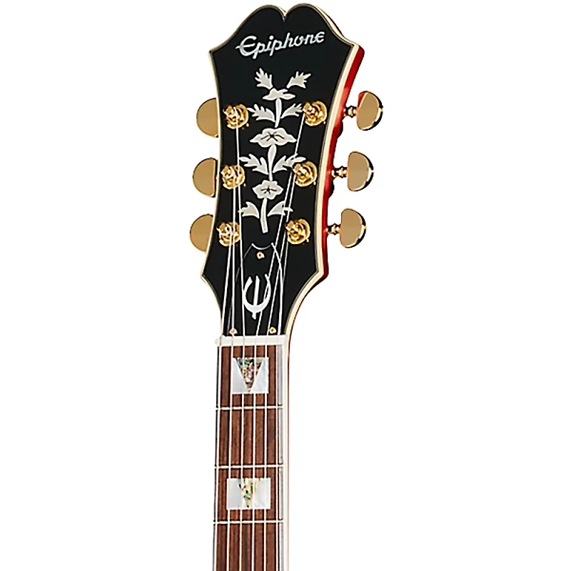 Epiphone Masterbilt Gem Archer Sheraton Electric Guitar - Cherry Red