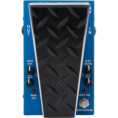 Morley Tye Trujillo TruDrive Wah Pedal Chrome and Blue